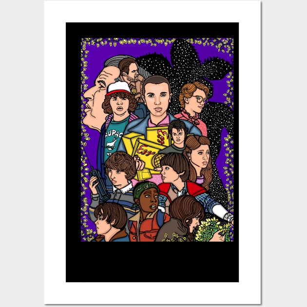 Stranger Things Wall Art by COLORaQUEEN